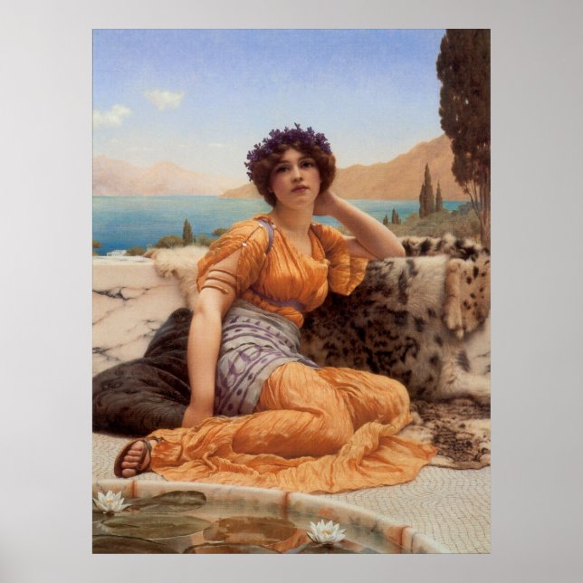 With Violets Wreathed and Robe of Saffron Hue Poster (Front)