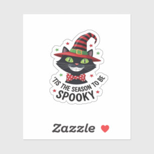 With Witch Hat And Tie