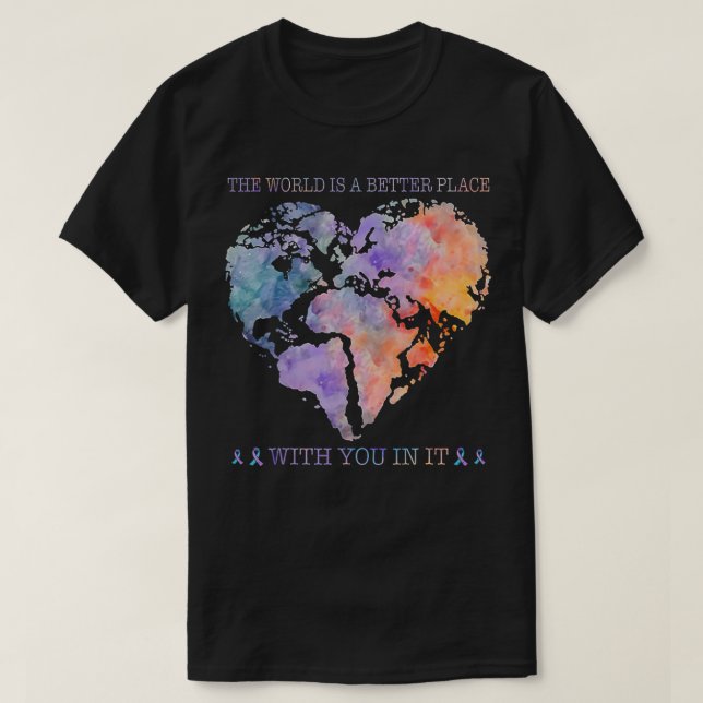With You In It Suicide  T-Shirt (Design Front)