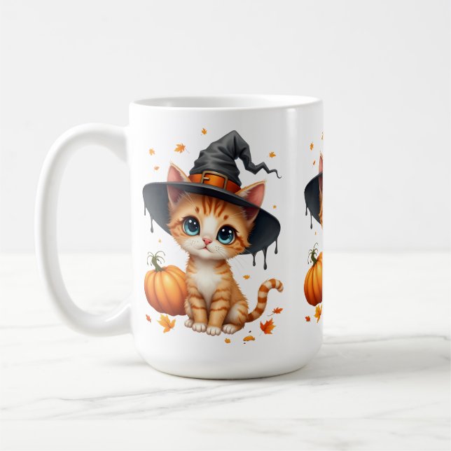 Withch Kitty  Coffee Mug (Left)