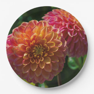 Within The Dahlia Garden 1 Paper Plate
