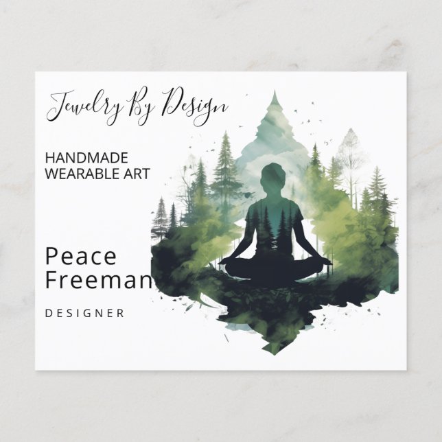 Within the Silence | Forest Meditation Flyer (Back)