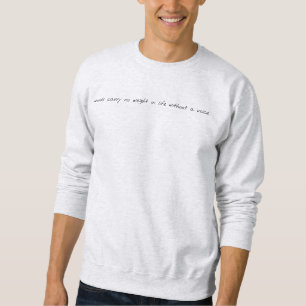 Without A Voice Men's Basic Sweatshirt