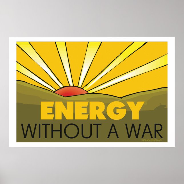Without A War Solar Poster (Front)