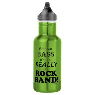 Without Bass - Rock Band 532 Ml Water Bottle