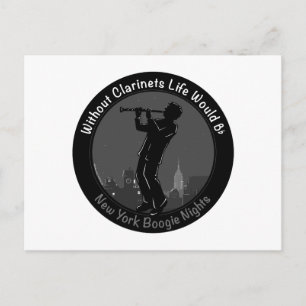Without Clarinets Life Would B-Flat Postcard
