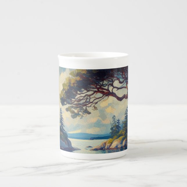 Without Company in Hornby - Impressionist Painting Bone China Mug (Front)