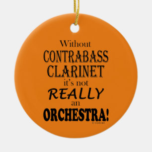 Without Contrabass Clarinet - Orchestra Ceramic Or Tree Decoration