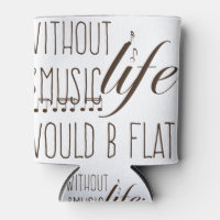 without music, life would b flat T-shirt