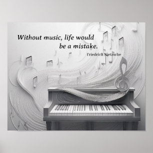 Without music poster