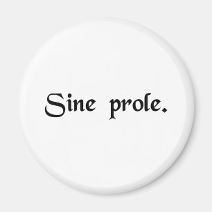 Without offspring. magnet