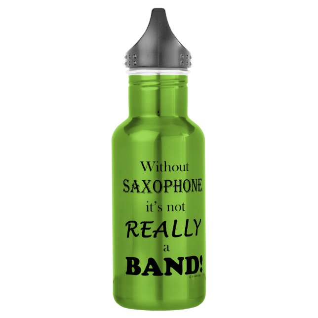 Without Saxophone - Band 532 Ml Water Bottle (Left)