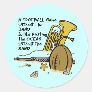 Without the Band Classic Round Sticker