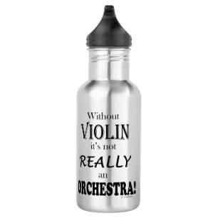 Without Violin - Orchestra 532 Ml Water Bottle