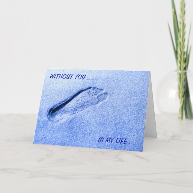 Without You Card (Front)