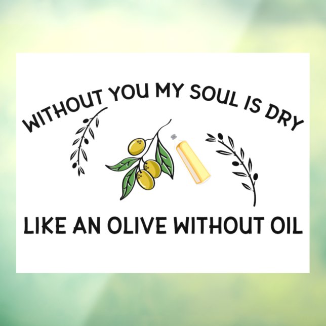 Without you soul is dry like an olive without oil  (Sheet 3)