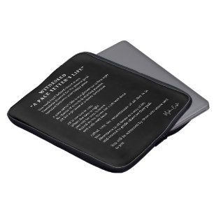 Witnessed pace setter life encouragement poem poet laptop sleeve