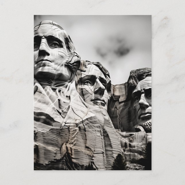 Witnessing Mount Rushmore's Grandeur #14 Postcard (Front)
