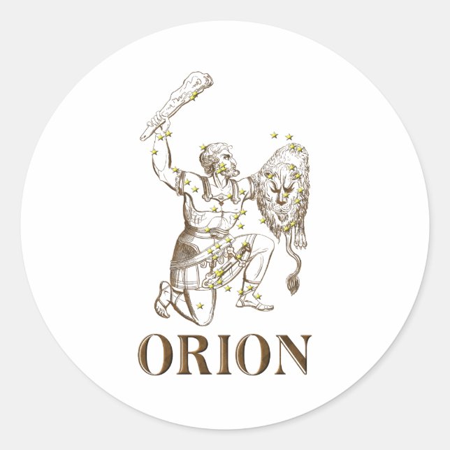 WITS: Orion Classic Round Sticker (Front)