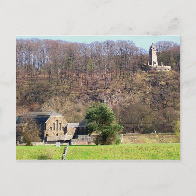 Witten Berger-Denkmal Wasserkraftwerk Postcard (Front)