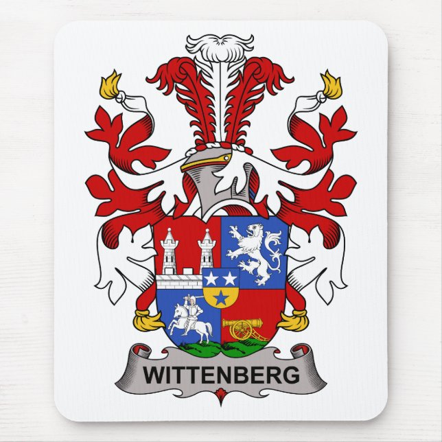 Wittenberg Family Crest Mouse Pad (Front)