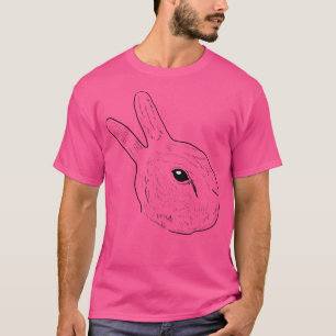 Wittgenstein Rabbit Duck Logic Optical Illusion T-Shirt