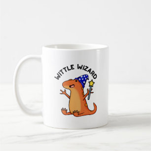 Wittle Wizard Funny Lizard Pun Coffee Mug
