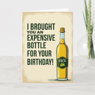 Witty Bottle Birthday Card
