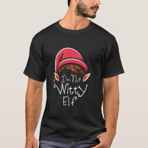 Witty Elf Group Family Matching Christmas Costume  T-Shirt