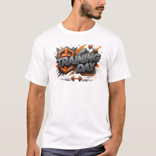 Witty Orange TRAINING DAY Custom Tee