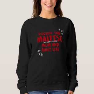Witty Pets Maltese Terrier Single Dog Owner Sweatshirt