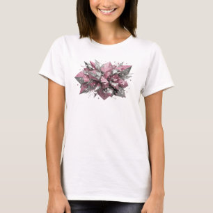 Witty Pink ABSTRACT ART Wearable Art T-Shirt