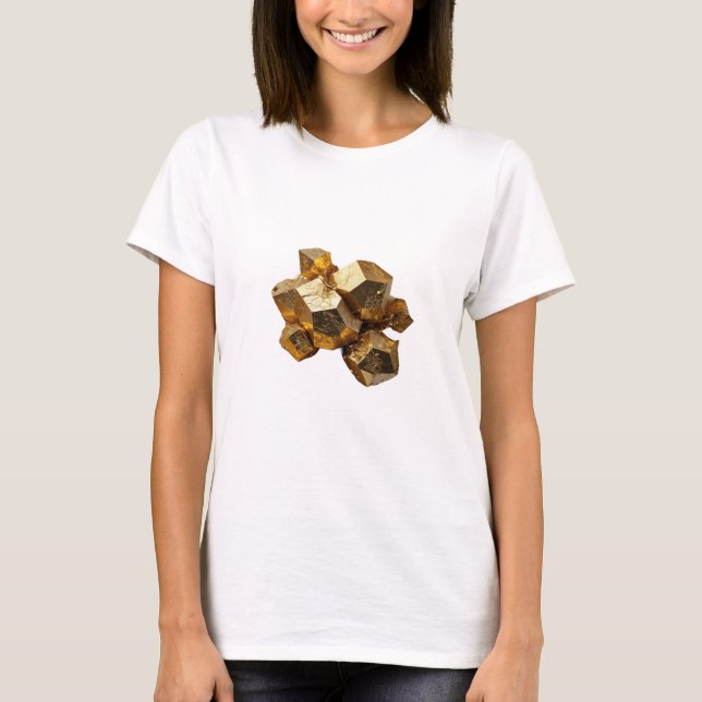 Witty Silver ABSTRACT ART Design T-Shirt (Front)