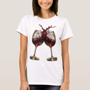 Witty Silver CHEERS TO GOOD HEALTH 3D Text Art T-Shirt