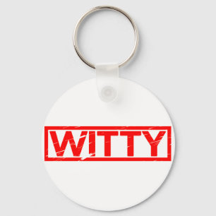 Witty Stamp Key Ring