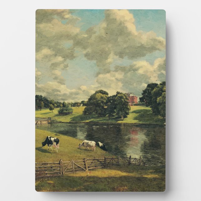 Wivenhoe Park by John Constable  Plaque (Front)
