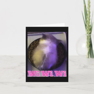 Wiwiwi Cat Meme Card
