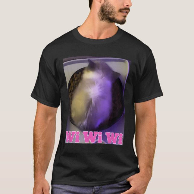 Wiwiwi Cat Meme  T-Shirt (Front)