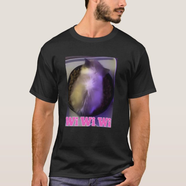 wiwiwi cat meme T-Shirt (Front)