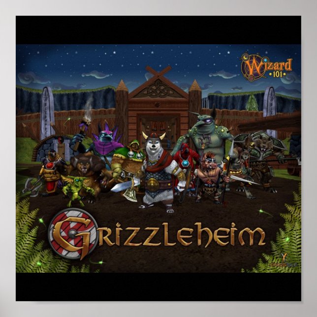 Wizard101 Grizzleheim Poster (Front)