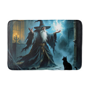 Wizard / Cat  Bath Mat