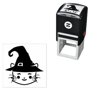 Wizard Cat Self-inking Stamp