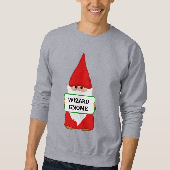 Wizard Christmas Gnome T-Shirt Sweatshirt (Front)