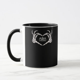 Wizard Classic - Skeleton Hands Heart Mug