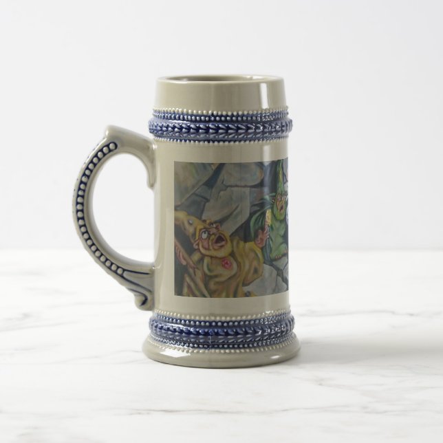 Wizard Confrontation Beer Stein (Left)