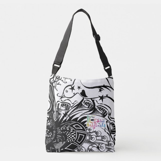 Wizard Cross Body Tote (Front)
