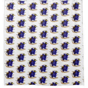Wizard Dice Design Shower Curtain