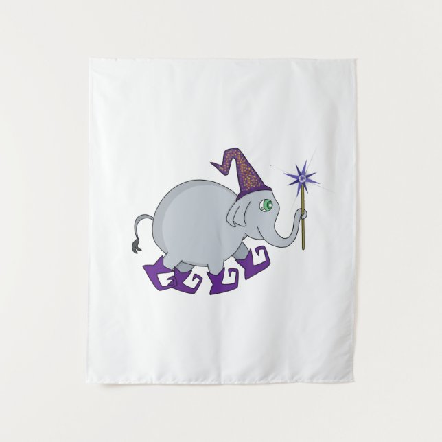 Wizard Elephant Tapestry (Front)