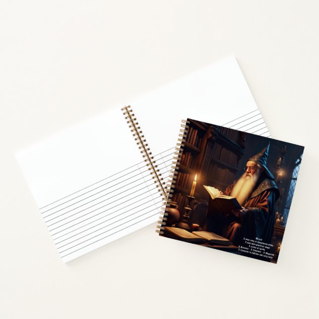 Wizard Hardcover Notebook (Inside)