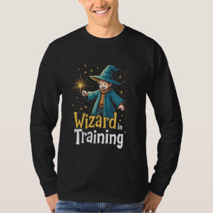 Wizard in Training Cute Young Sorcerer Magic Spell T-Shirt